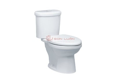 Bồn cầu 2 khối Caesar Nắp Êm CD1338 / CDS1338